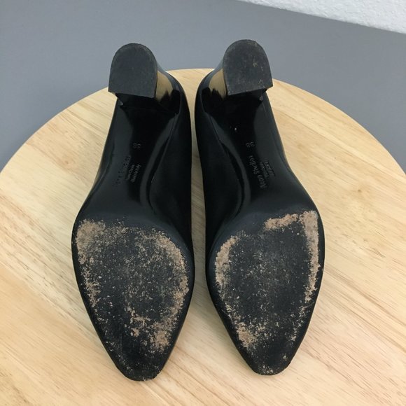 Acne Studios Aja Black Leather Heels - Picture 9 of 16